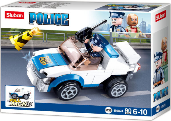 Sluban Policie M38-B0824 Natahovací auto policejní hlídky