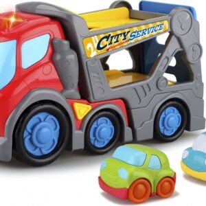 Wiky Vehicles Kiddy Auto odtahovka s efekty 31 cm 2 auta 9 cm