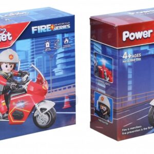 Figurka hasič na motorce stavebnice 11cm