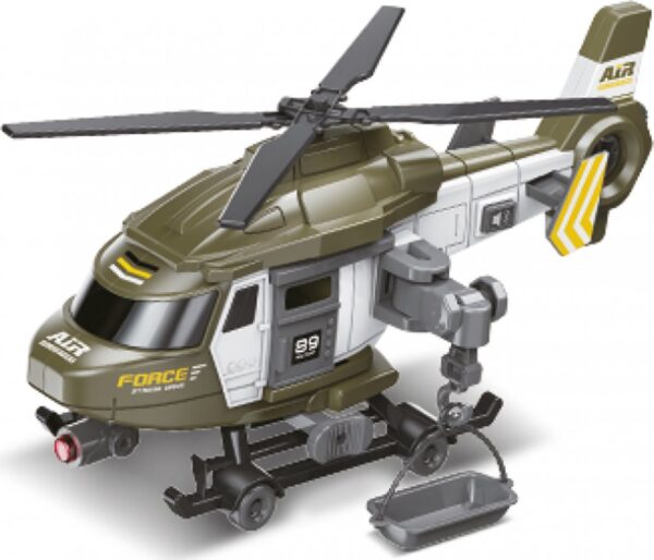 Wiky Vehicles Vrtulník vojenský s efekty 29 cm