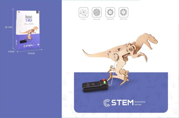 Stavebnice dinosaurus na kabel T-rex