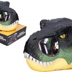 Wiky Maska na hlavu dinosaurus s efekty 28x22x21