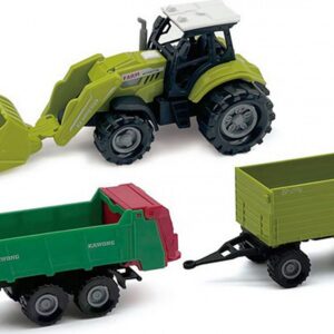 Wiky Vehicles Traktor na setrvačník s efekty set s přívěsem 15 cm