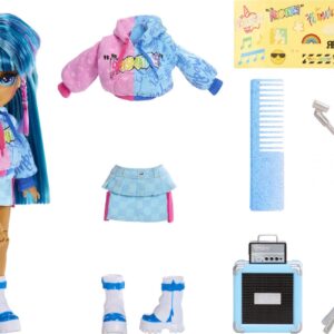 Rainbow High Junior Fashion panenka v rockové kapele - Skyler