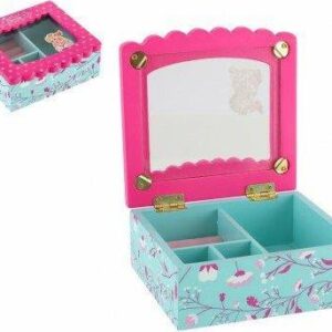 Skříňka šperkovnice Princess odklápěcí vrch dřevo