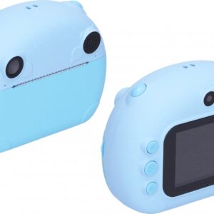 Wiky Dětský digitální fotoaparát s tiskárnou modrý - foto 12Mpx