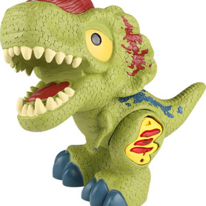 Wiky Dinosaurus s efekty zelený 26x18x13 cm