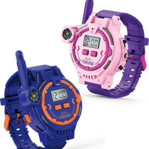 Wiky Hodinky a vysílačka walkie-talkie set fialové 2 ks
