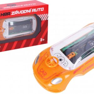 Wiky Hra závodní auto oranžová 17x8x5 cm - český obal