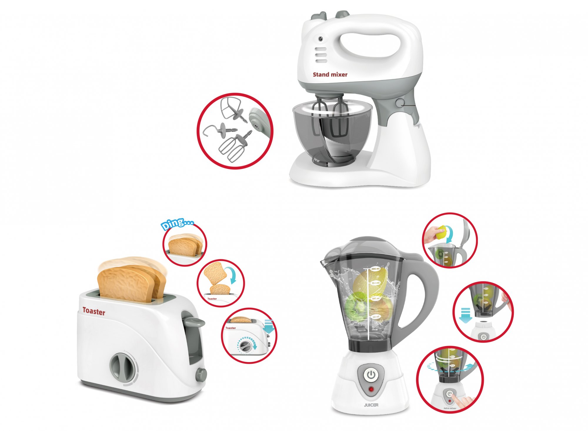 Wiky Kuchyňské spotřebiče set s efekty