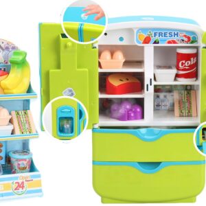 Wiky Lednička s regálem s potravinami s efekty 28cm