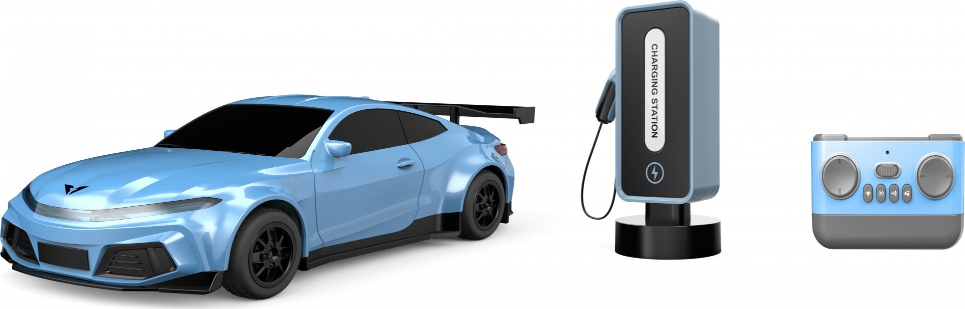 Wiky RC Auto s dobíjecí stanicí RC na dálkové ovládání 27