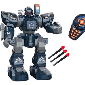 Wiky RC Robot Police střílející s efekty RC na dálkové ovládání 38 cm