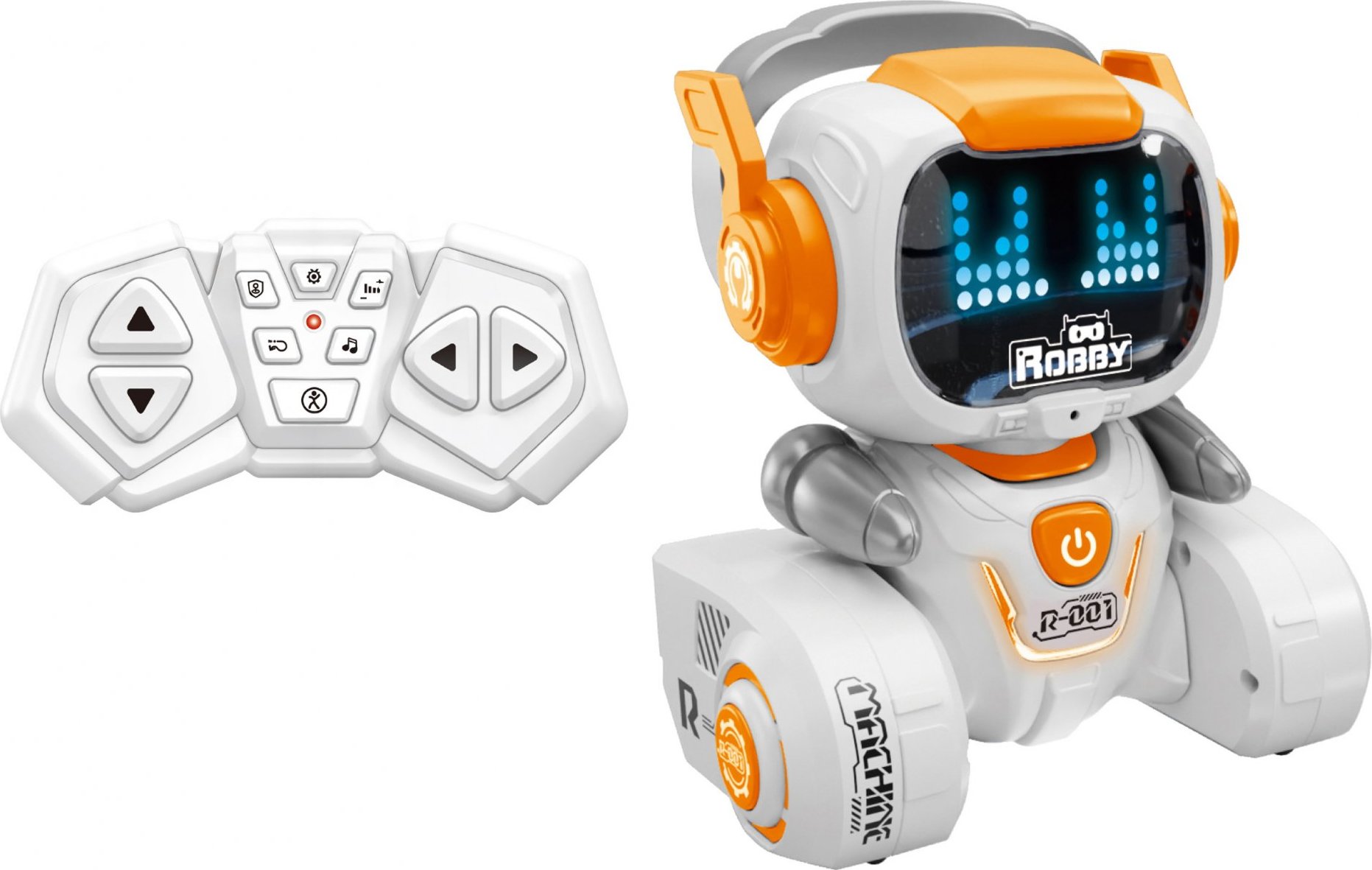 Wiky RC Robot Robby RC na dálkové ovládání 13x9x15 cm