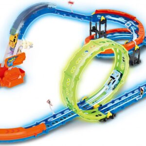 Wiky Vehicles Dráha se svítícím autíčkem 88x27x48 cm