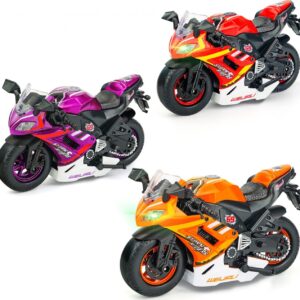 Wiky Vehicles Motorka na zpětné natažení s efekty 16cm