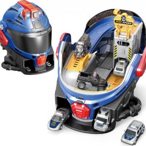 Wiky Vehicles Policejní stanice helma s efekty 20x32x20 cm