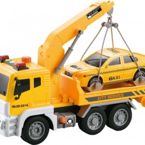 Wiky Vehicles Tahač s taxíkem a efekty 30 cm