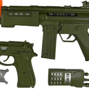 Wiky Vojenský set se samopalem 39x17 cm