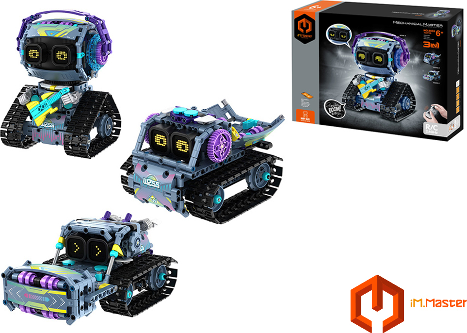 iM.Master Stavebnice robot s kytarou 3v1 RC na dálkové ovládání 14x15