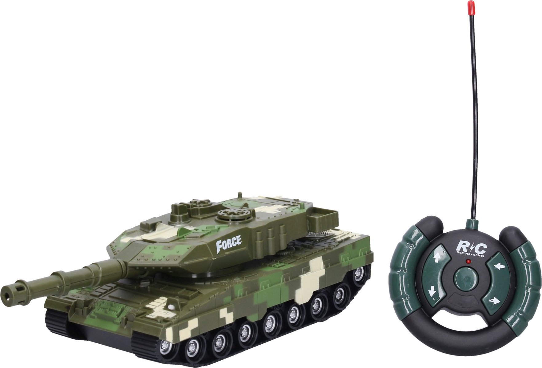 Wiky Tank RC na dálkové ovládání s efekty 28 cm