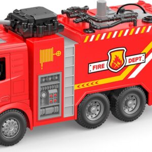 Wiky Vehicles Auto hasičské stříkající s efekty 30 cm