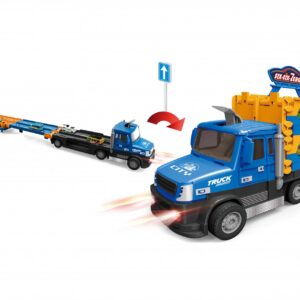 Wiky Vehicles Auto tahač s vystřelovací dráhou na auta 140 cm