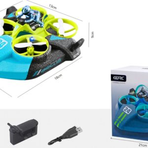 Wiky RC Dron Aelus 3v1 RC na dálkové ovládání 18x18x9 cm