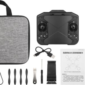 Wiky RC Dron skládací do ovladače s WIFI kamerou 720p RC na dálkové ovládání 9x9x4 cm