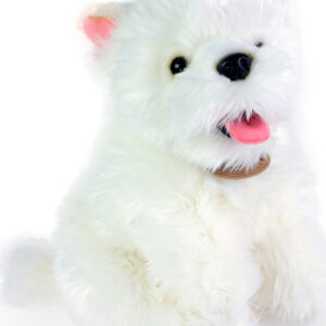 Plyšový pes Westík sedící