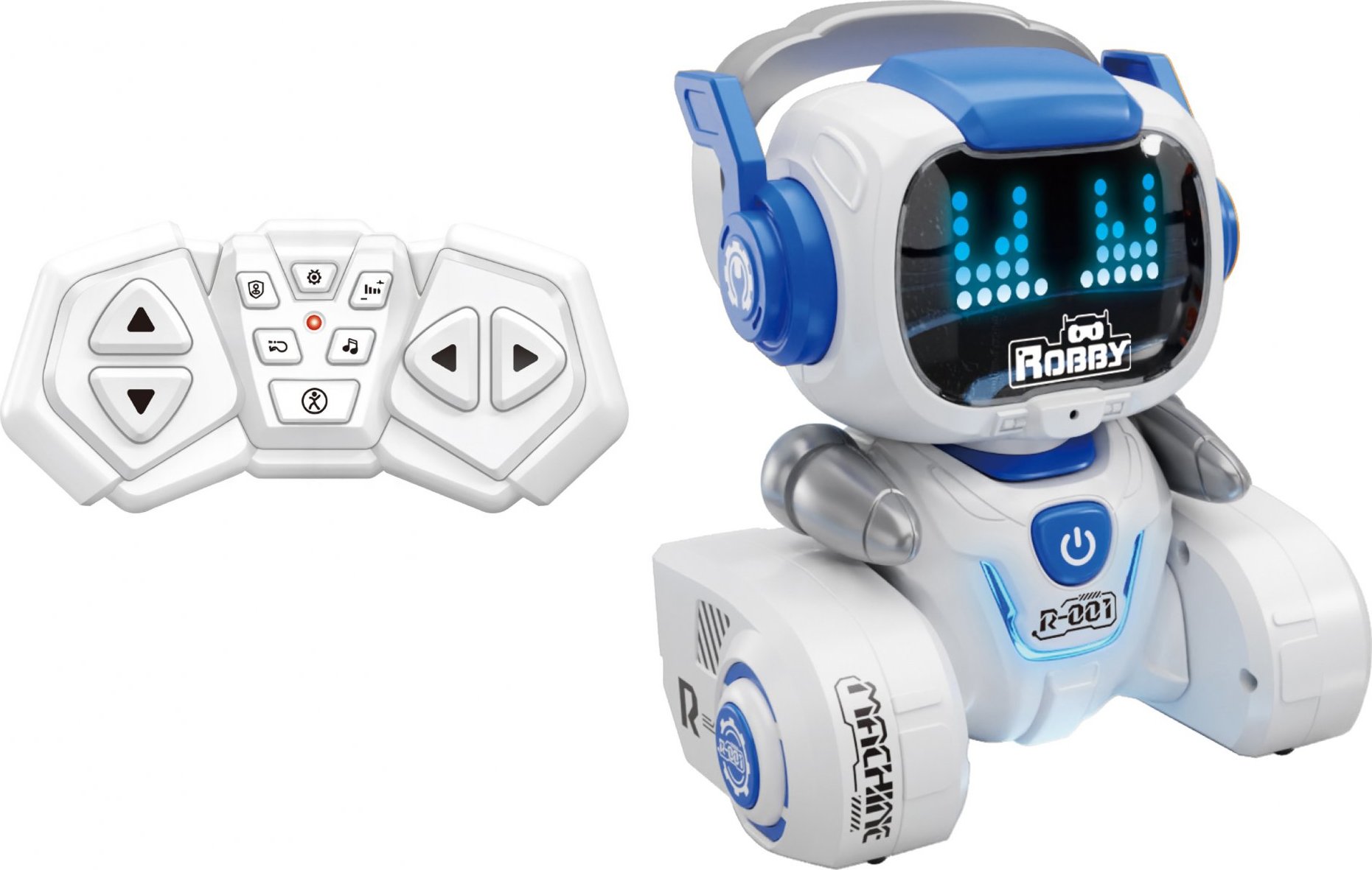 Wiky RC Robot Robby RC na dálkové ovládání 13x9x15 cm