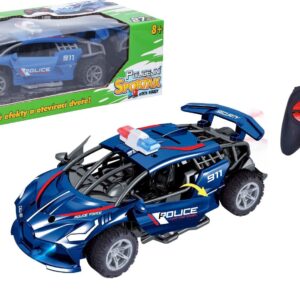 Wiky RC Auto policejní kouřící RC na dálkové ovládání 21 cm - český obal