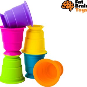 Fat Brain přísavkové kelímky Suction Kupz 6 ks