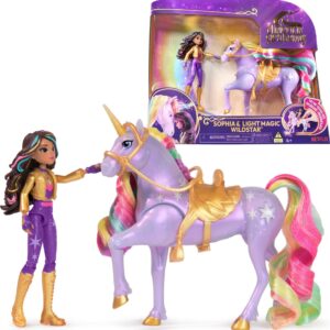 UNICORN ACADEMY SVĚTELNÝ JEDNOROŽEC A FIGURKA 11 CM SOPHIA & WILDSTAR