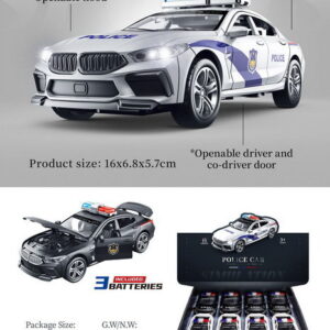 Wiky Vehicles Auto policejní s efekty 15 cm