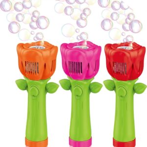 Wiky Bublifuk růže se světelnými efekty 100 ml 26 cm