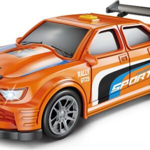 Wiky Vehicles Auto závodní oranžové s efekty 16 cm