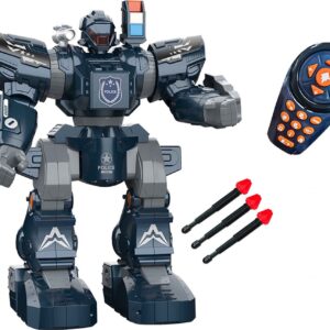 Wiky RC Robot Police střílející s efekty RC na dálkové ovládání 38 cm