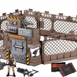 Wiky Vojenské opevnění s vrtulníkem s efekty 177 cm