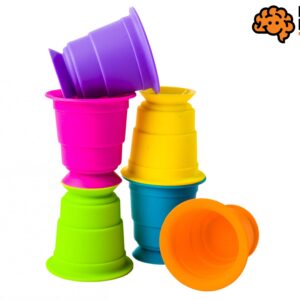 Fat Brain přísavkové kelímky Suction Kupz 6 ks