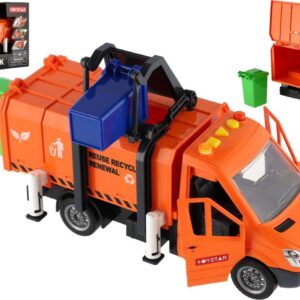 Auto popeláři plast 30cm na setrvačník na baterie se zvukem se světlem