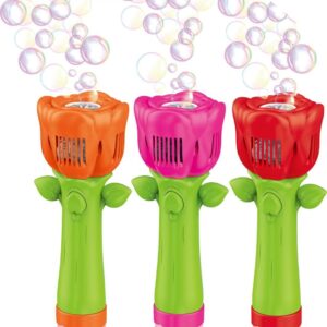 Wiky Bublifuk růže se světelnými efekty 100 ml 26 cm