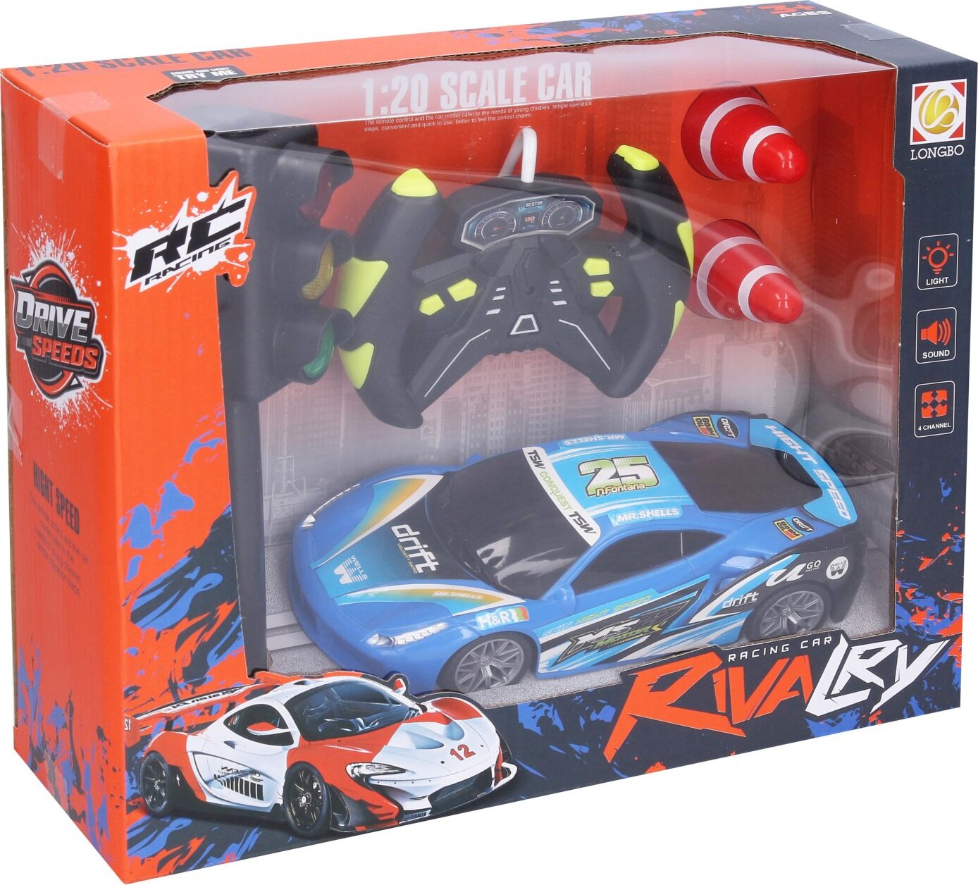 Wiky RC Auto se semaforem RC na dálkové ovládání 18 cm