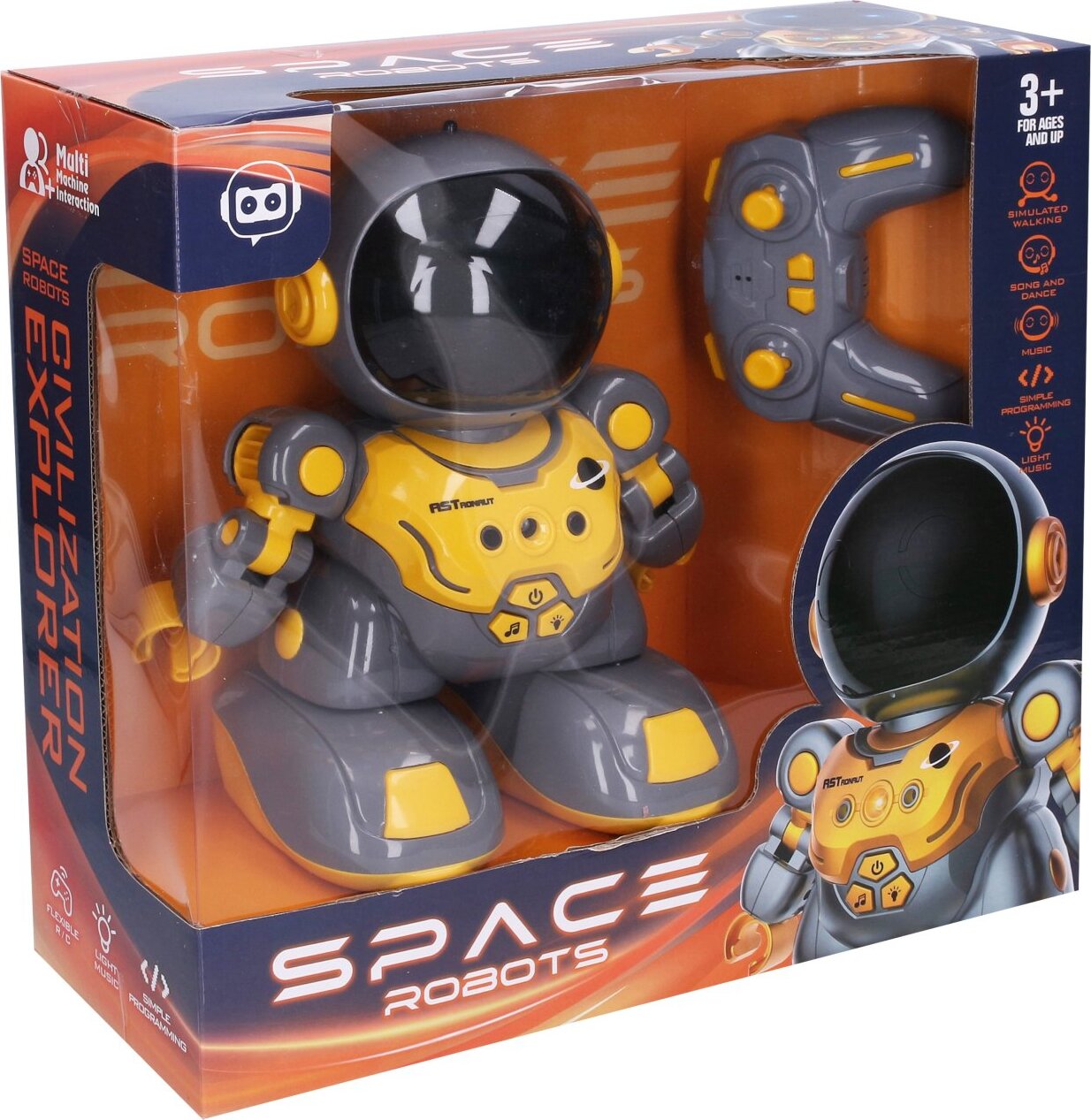 Wiky RC Robot Astronaut RC na dálkové ovládání 24 cm