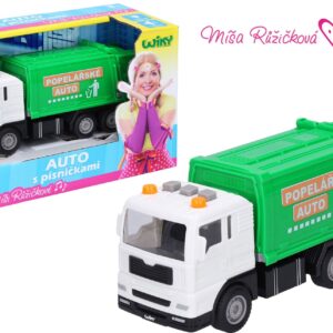 Wiky Vehicles Auto popelářské s efekty 17 cm - Míša Růžičková - mluví česky