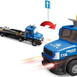 Wiky Vehicles Auto tahač s vystřelovací dráhou na auta 140 cm