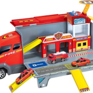 Wiky Vehicles Kamion hasičská stanice rozkládací s efekty 46 cm