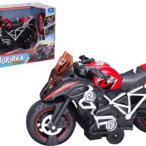 Wiky Vehicles Motorka šroubovací s efekty červená 20 cm - český obal