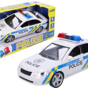 Wiky Vehicles Policejní auto s efekty 24 cm - Český obal