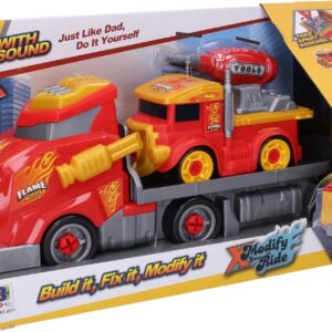 Wiky Vehicles Tahač s tahačem a efekty šroubovací set 43 cm